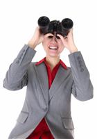 Business Woman Search stock photo