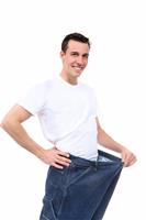 Man Weight Loss stock photo