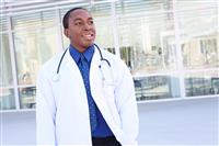 African American Doctor stock photo