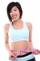 Asian Woman Fitness stock photo