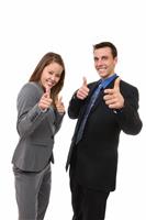 Business Team Pointing stock photo