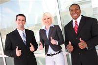 Attractive Business Team at Office stock photo