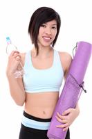 Asian Fitness Woman stock photo