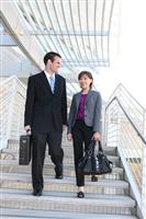 Man and Woman Business Team  stock photo