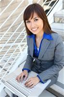 Asian Business Woman at Office stock photo