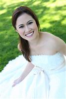 Beautiful Asian Wedding Bride stock photo
