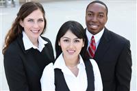 Business Workers at Office stock photo