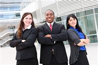 Diverse Business Team at Office stock photo