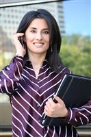 Pretty Young Business Woman stock photo