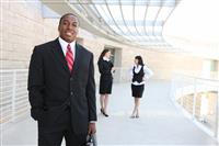 African Business Man at Office stock photo