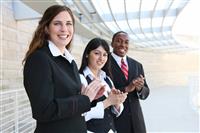 Diverse Business Team at Office stock photo