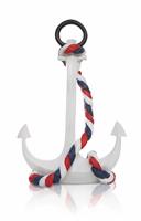 Anchor Isolated over white stock photo