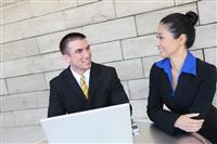 Man and Woman Business Team stock photo