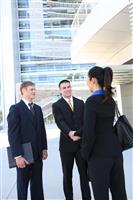 Business Team Shaking Hands stock photo