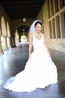 Pretty Asian Bride stock photo