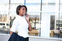 African Woman Student at School stock photo