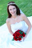 Beautiful Bride Woman at Wedding stock photo