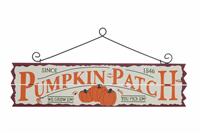 Halloween Pumpkin Patch Sign stock photo
