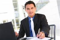 Hansome Business Man stock photo