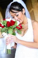 Pretty Asian Wedding Bride stock photo