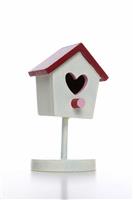 Valentines Love Birdhouse stock photo