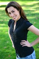 Beautiful Hispanic Woman stock photo