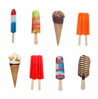 Ice Cream and Popsicles (HUGE FILE) stock photo