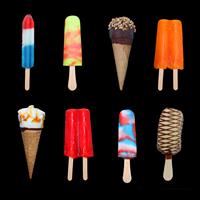 Ice Cream and Popsicles (HUGE FILE) stock photo