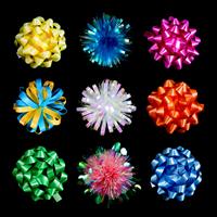 Colorful Wrapping Bows (HUGE FILE) stock photo