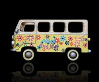 Hippie Van stock photo