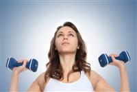 Fitness Exercise Woman stock photo