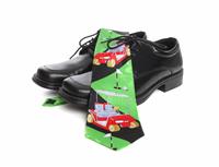 Golf Tie and Shoes stock photo