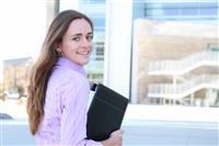 Business Woman at Office stock photo