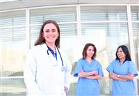Women Medical Team Partnership stock photo