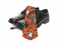 Business Man Halloween Tie stock photo