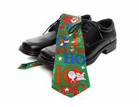 Business Man Christmas Tie stock photo